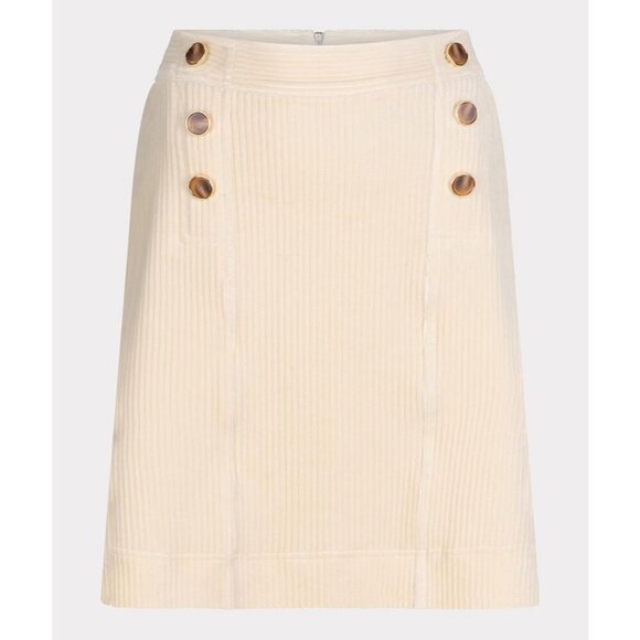 NWT ESQUALO Cream Corduroy Mini Skirt - Picture 6 of 8